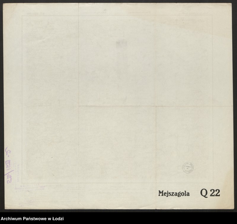 Obraz 4 z jednostki "Karte des westlichen Russlands Q 22 Mejszagola"