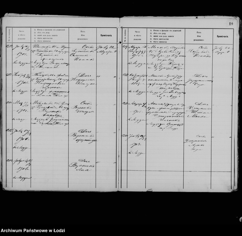 Obraz 14 z jednostki "[Księga urodzeń]"