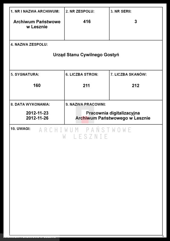 Obraz 1 z jednostki "[Księga zgonów]"
