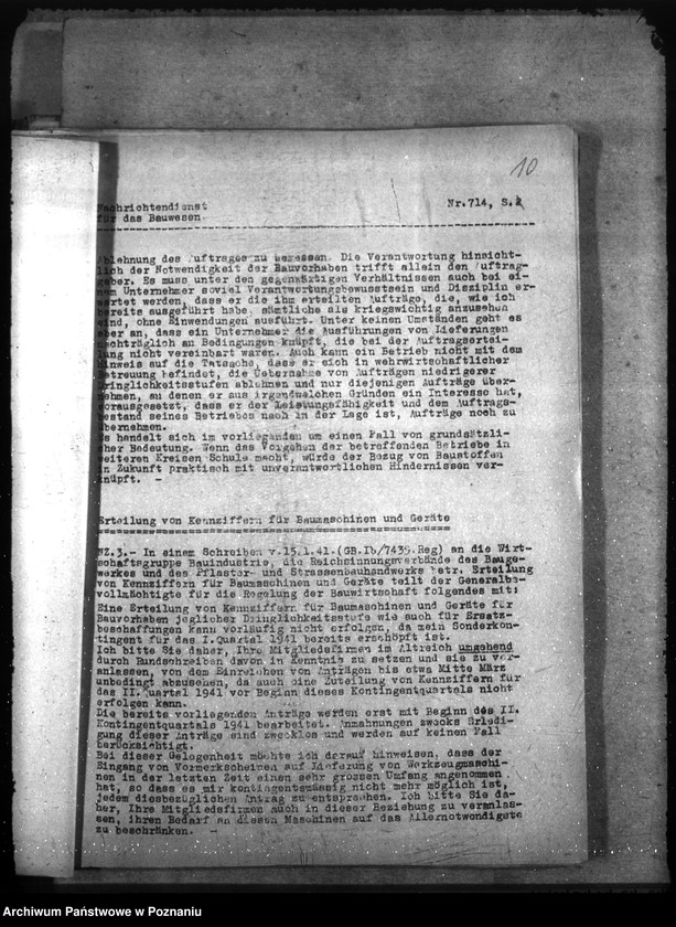 Obraz 15 z jednostki "Nachrichtendienst für das Bauwesen"