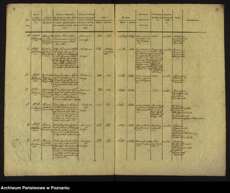 Obraz 4 z jednostki "Księga małżeństw"