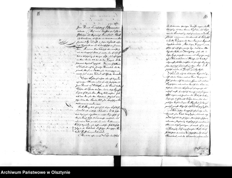 image.from.unit.number "Anstellung des Feldwebel Hoffmann [Rudolph Eduard] jetzigen Regierungs-Büreau Assistenten"