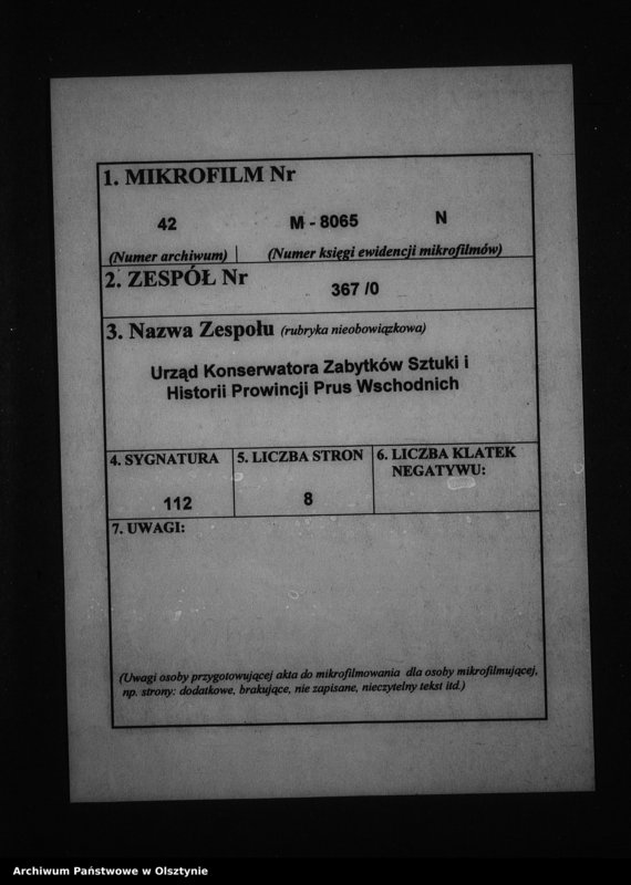 image.from.unit.number "Passenheim, Stadtmauer, Brauhausreste"