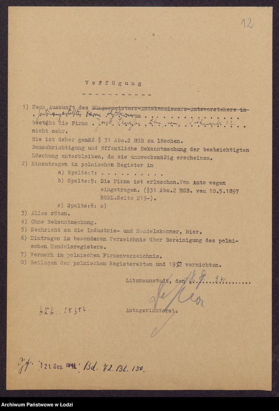 Obraz 14 z jednostki "Josek Skoczylas- wyrób włosianek krawieckich"