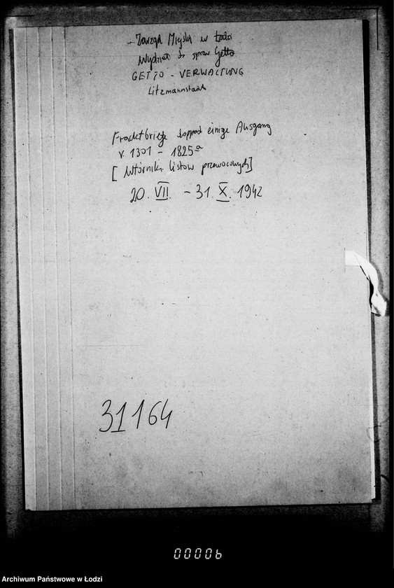 Obraz 5 z jednostki "Frachtbriefe doppel einige Ausgang vom 1301-1825a. [Wtórniki listów przewozowych]"