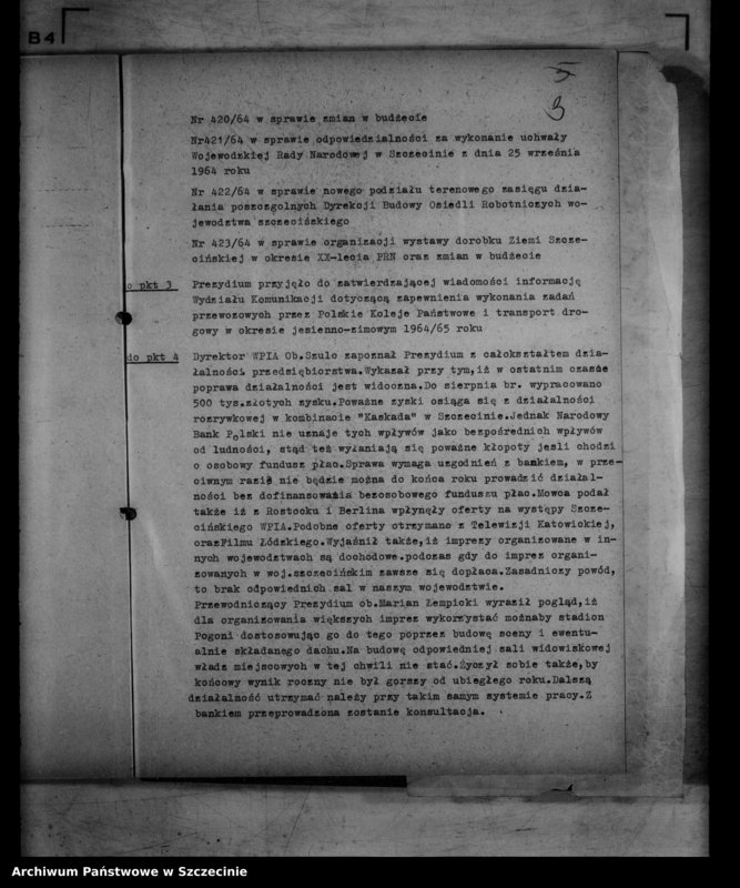 image.from.unit.number "Protokół posiedzenia Prezydium Wojewódzkiej Rady Narodowej nr 29, miesiąc październik"