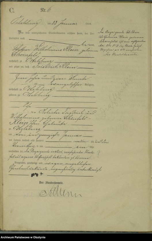 image.from.unit.number "Sterbe-Haupt-Register Nr 1 - 77"