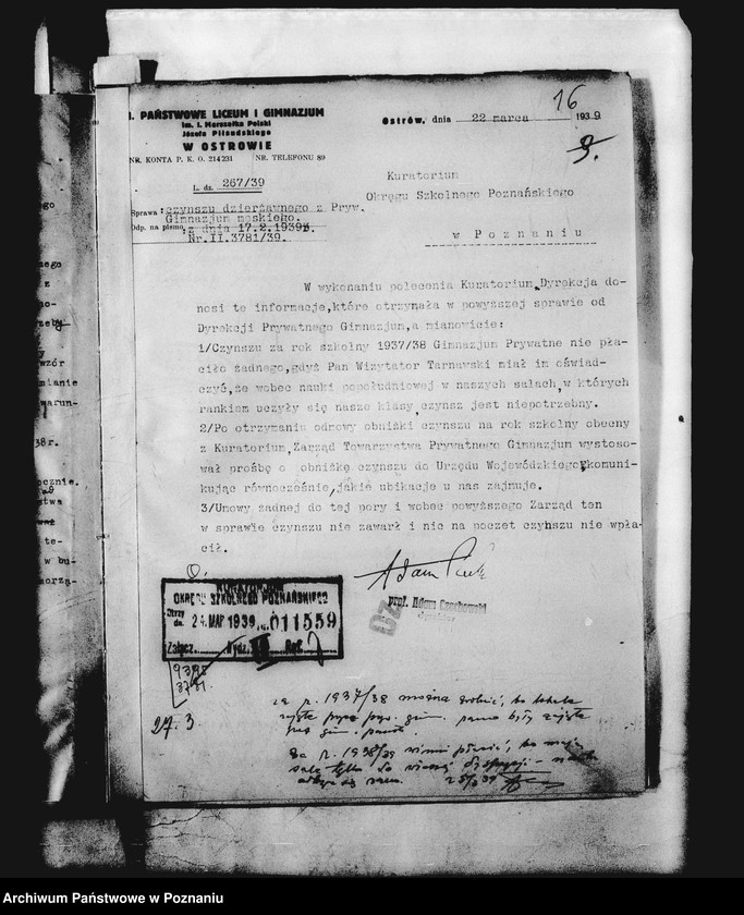 Obraz 19 z jednostki "Prywatne Liceum i Gimnazjum Męskie- Ostrów"