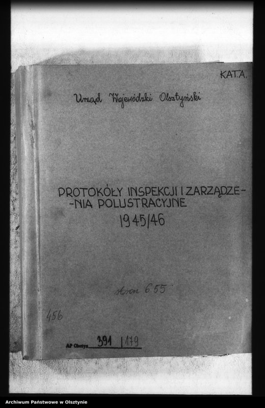 image.from.unit.number "Protokoły inspekcji i zarządzenia polustracyjne /zespołowe/"