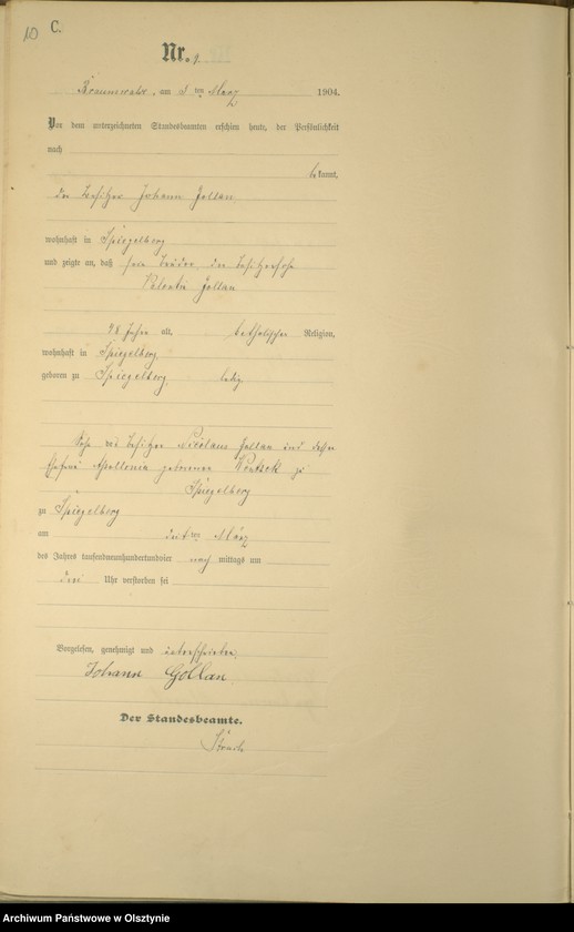 image.from.unit.number "Sterbe-Haupt-Register Nr 1 - 52"