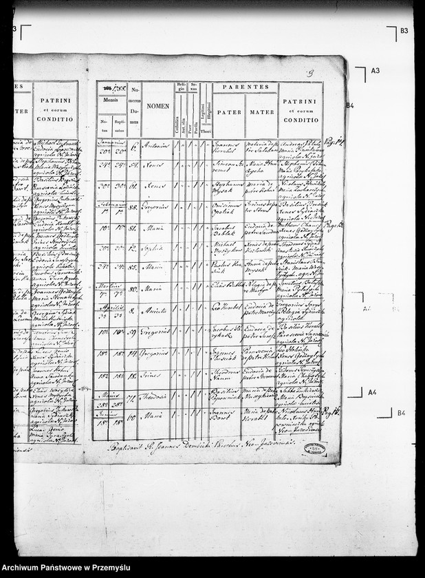 Obraz 14 z jednostki "[Kopie ksiąg metrykalnych parafii Jazów Nowy z filią Cetula (dekanat Jaworów)]"