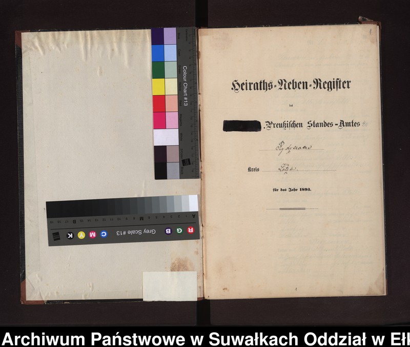 image.from.unit.number "Heiraths-Neben-Register des Preussischen Standes-Amtes Rydzewen Kreis Loetzen"