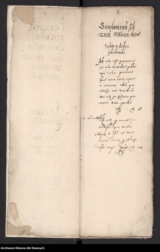 image.from.unit.number "Rejestr wpłacnych do Skarbu pieniędzy z podatków z całej Rzeczpospolitej."