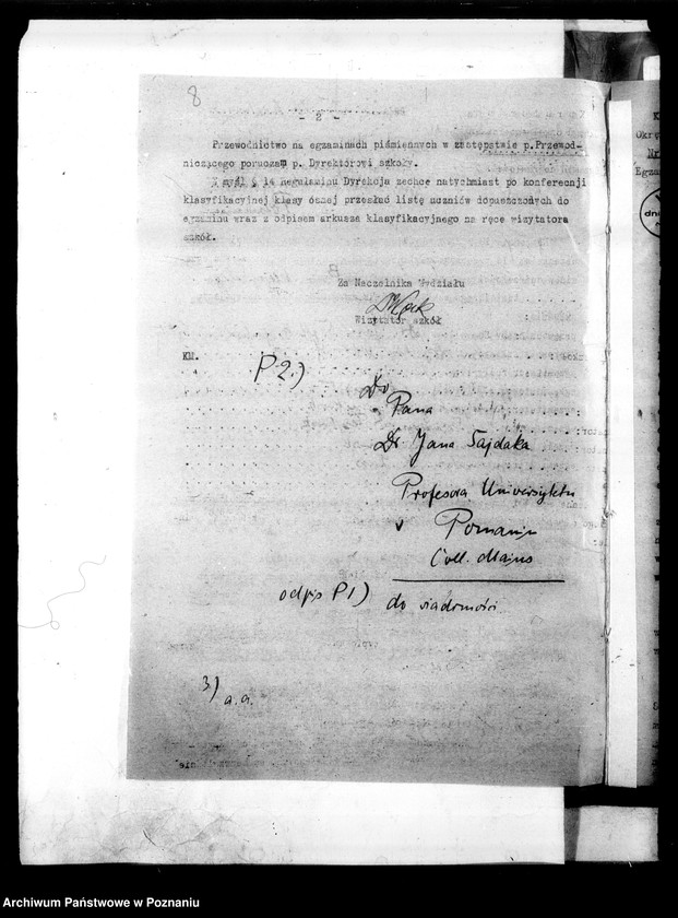 Obraz 12 z jednostki "Państwowe Gimnazjum imienia Marii Magdaleny w Poznaniu [lista uczniów dopuszczonych do matury]"