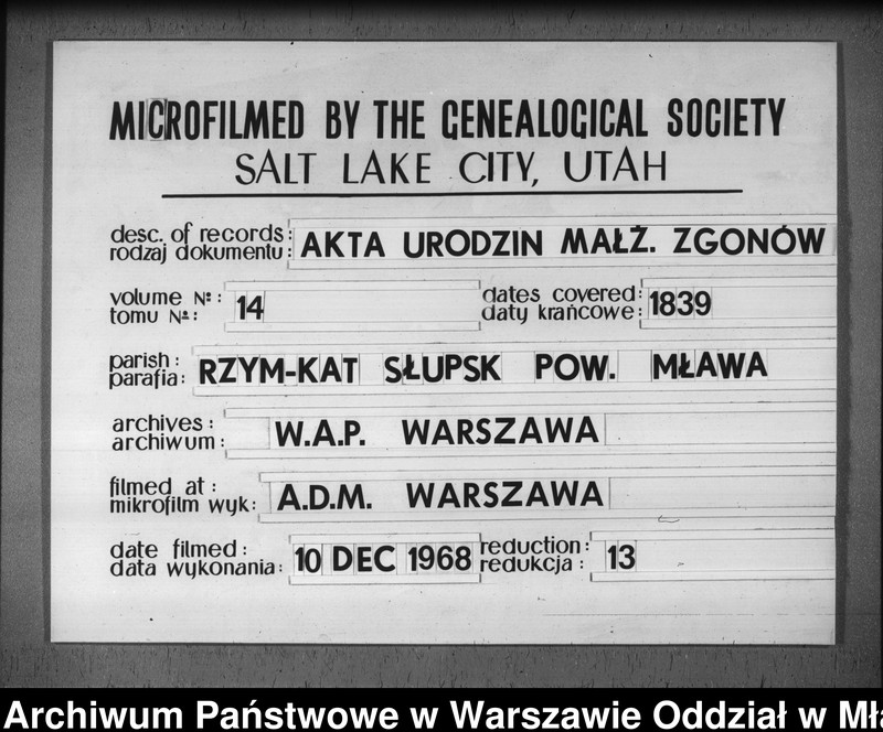 image.from.unit.number "Akta urodzeń, małżeństw i zgonów"