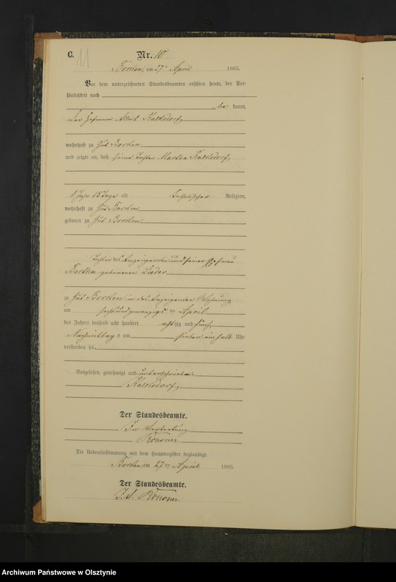 image.from.unit.number "Sterbe-Neben-Register Nr 1 - 23"