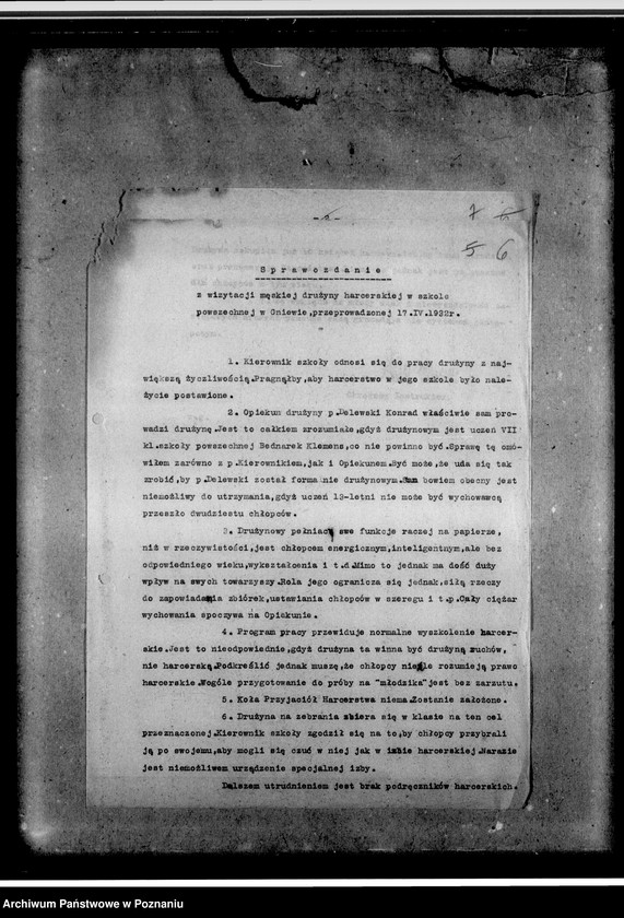 Obraz 9 z jednostki "Sprawozdania z wizytacji drużyn"