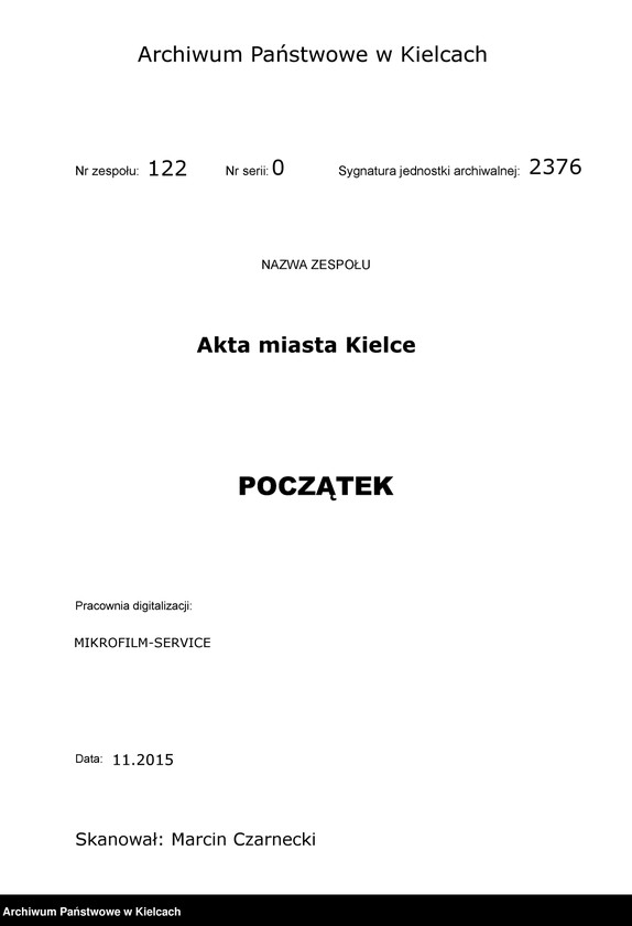 Obraz 3 z jednostki "Spis wyborców Rady Miejskiej uprawnionych do głosowania przy wyborze radnych miejskich i ich zastępców, Okręg wyborczy Nr II. Obwód Nr 1"