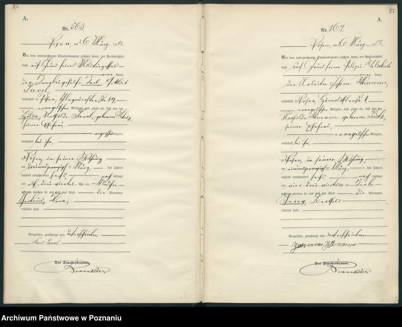 Obraz 16 z jednostki "Księga miejscowa urodzeń"