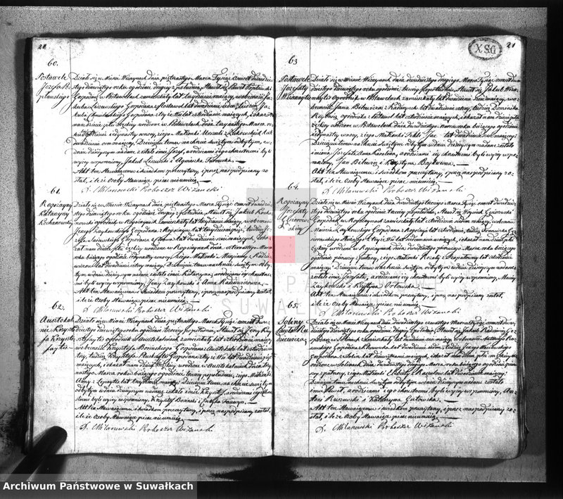 image.from.unit.number "Duplikat parafij wiżaynskiey z roku 1829"
