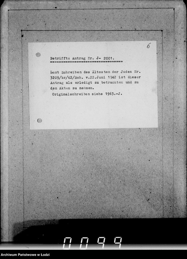 Obraz 10 z jednostki "J 2001-2020 [Wnioski Żydów z Getta o zwrot należności za towar wzięty na kredyt]"