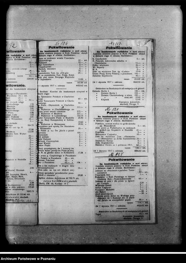 Obraz 14 z jednostki "Podziękowania w prasie za dary pieniężne dla bezdomnych Polaków. [Wycinki prasowe]"