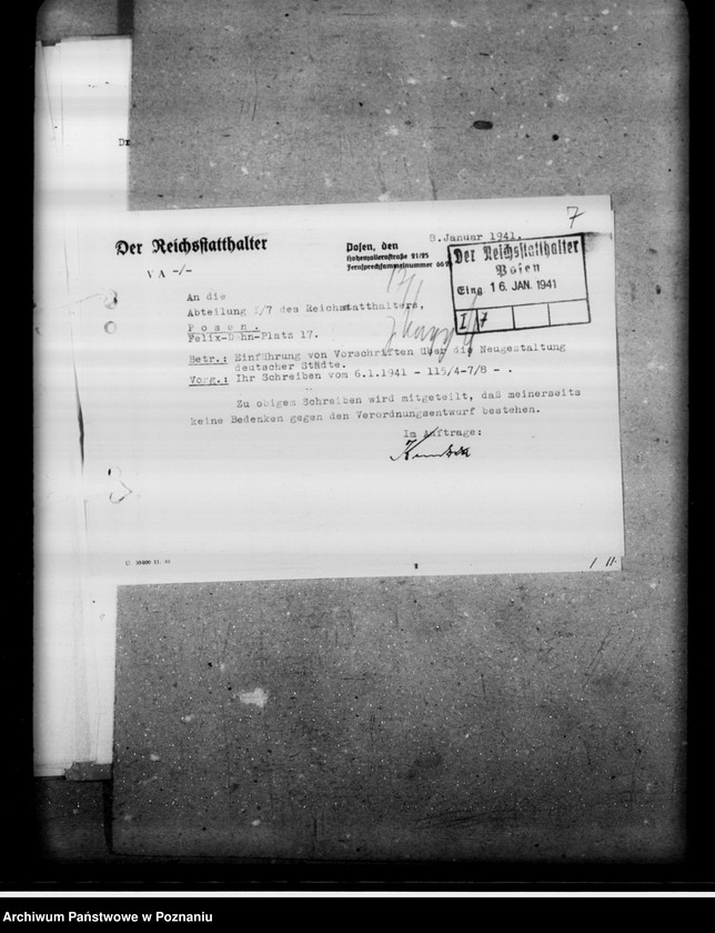 Obraz 12 z jednostki "Verordnung von Vorschriften über die Neugestaltung deutscher Städte in den eingegliederten Ostgebieten"