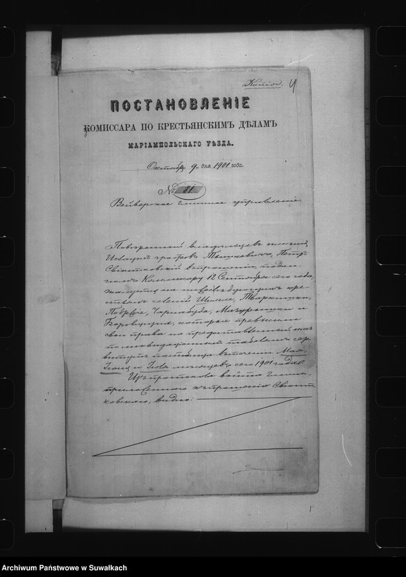 image.from.unit.number "/Akta dot. Sporów o serwituty chłopów wsi Borowszczyzna, gm. Gudele, pow. Mariampol./"