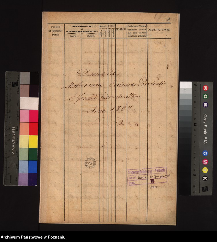 Obraz 2 z jednostki "Księga zgonów"