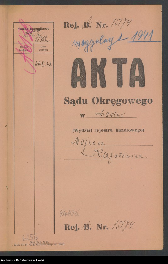 Obraz 2 z jednostki "Mojżesz Rapatowicz – sprzedaż towarów łokciowych"