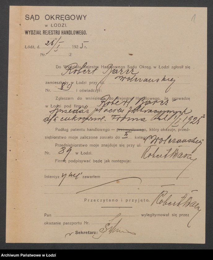 Obraz 3 z jednostki "Robert Barcz- sprzedaż płócien filtracyjnych dla cukrowni"