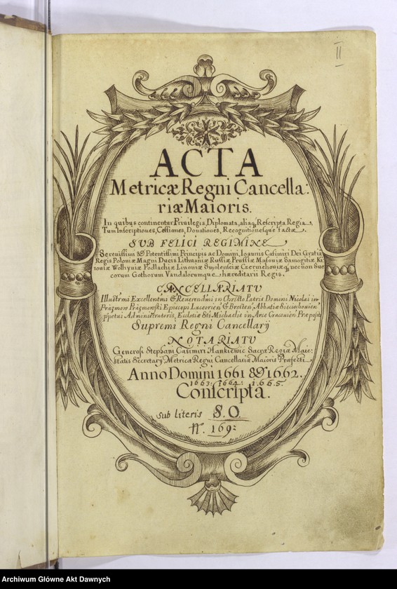 Obraz 9 z kolekcji "Ozdobne karty ksiąg Metryki Koronnej111"