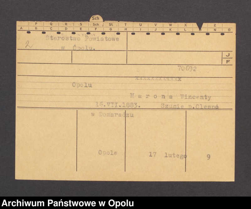 Obraz 4 z jednostki "[Czaja Jakob, ur. 4.7.1886 Freihöfen]"