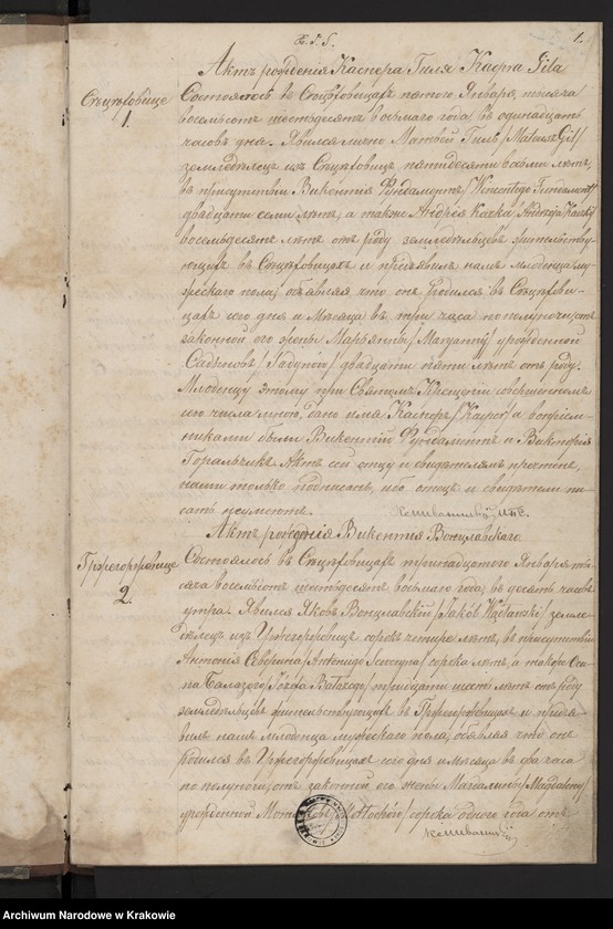 image.from.unit "Duplikat ksiąg religijno-cywilnych urodzonych zaślubionych i zejścia  w parafii Sieciechowice z roku 1868"