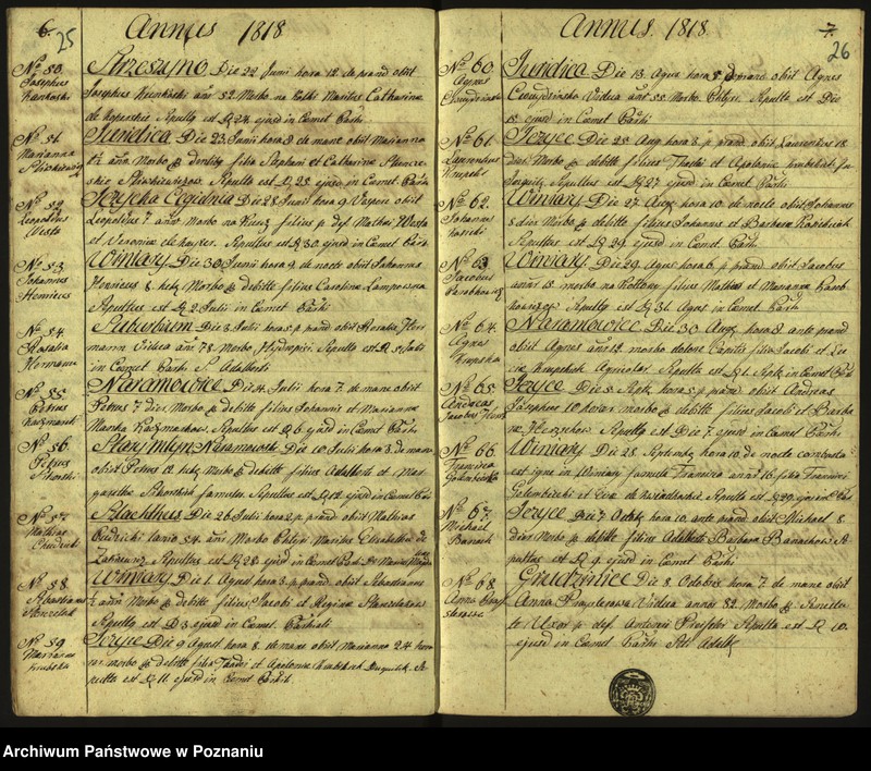 Obraz 16 z jednostki "Księga zgonów"