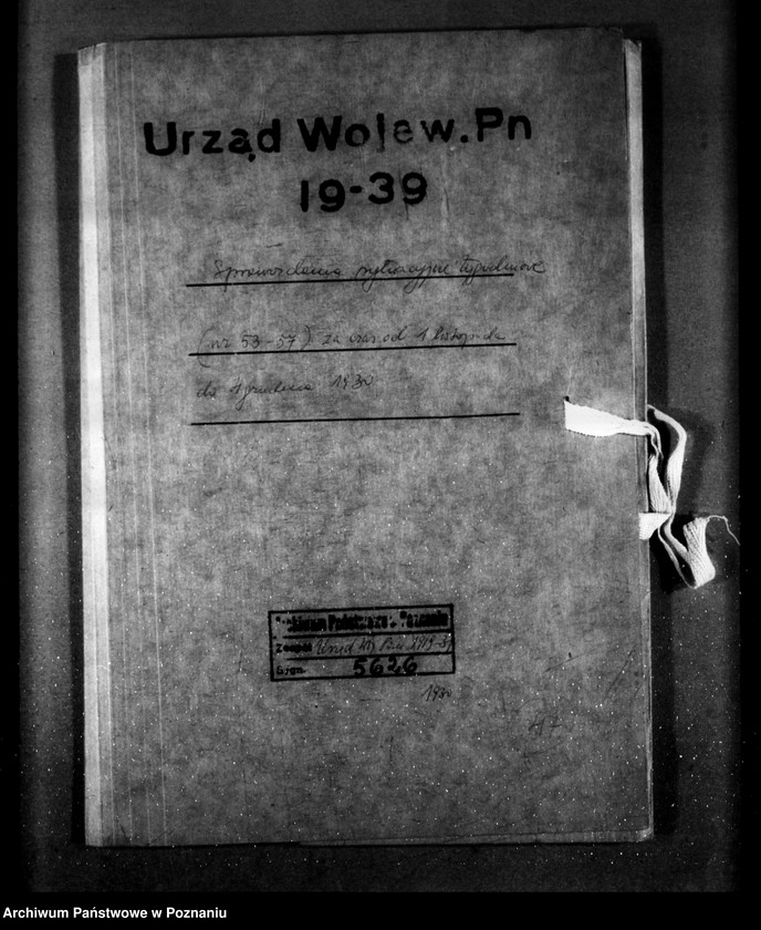 Obraz 4 z jednostki "Sprawozdania sytuacyjne tygodniowe za czas od 1 listopada do 4 grudnia 1930 r. /53-57/"