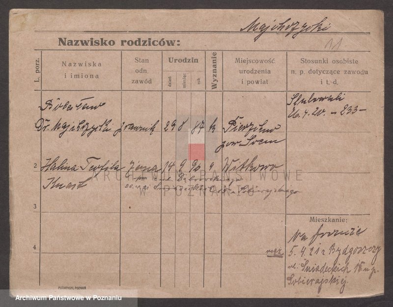 Obraz 11 z jednostki "Majchrzakowski - Majkowski"