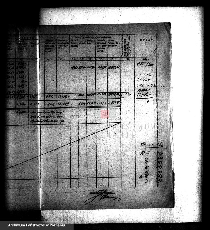 Obraz 12 z jednostki "/Wykazy oddłużeniowe nabywców gruntów państwowych rozparcelowanych majątków z terenu powiatu wyrzyskiego"