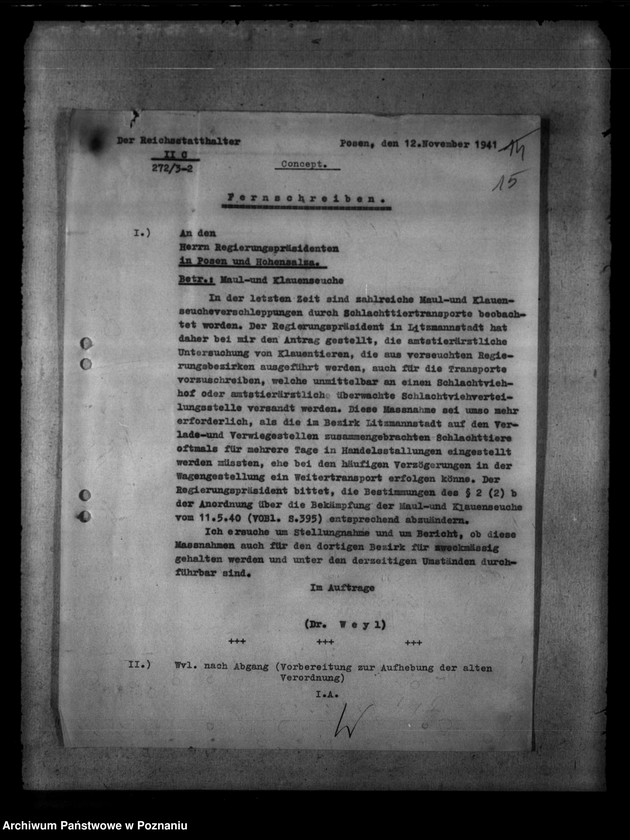 Obraz 19 z jednostki "Bekämpfung der Tierseuchen"