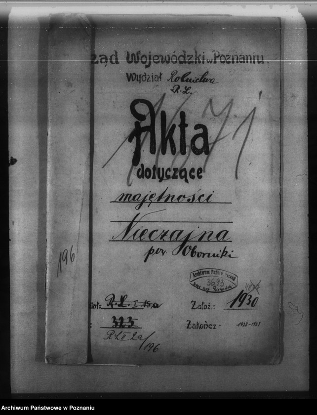 image.from.unit.number "Majętność Nieczajna powiat obornicki"