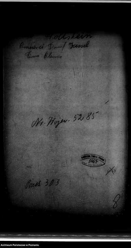 Obraz 4 z jednostki "Browar parowy w Wolsztynie nr woj. kotła 5285"