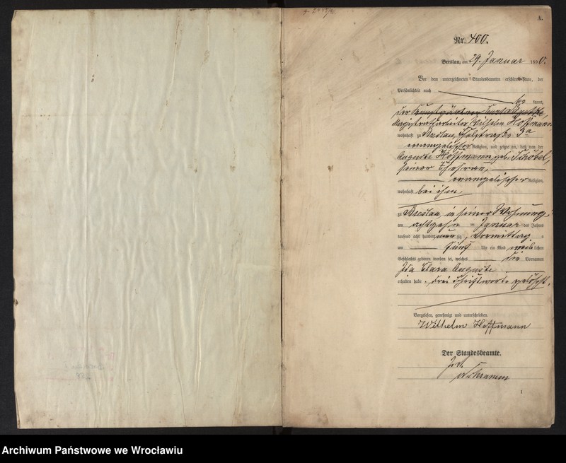 image.from.unit.number "Geburts-Haupt-Register Breslau I 1890 Band 2"