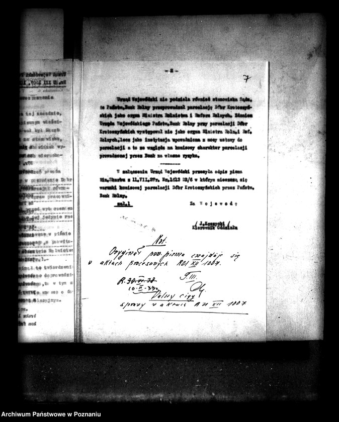 Obraz 12 z jednostki "Jan Swędrowski c/a P.B.R. o odprawę z art. 44 z dóbr krotoszyńskich"