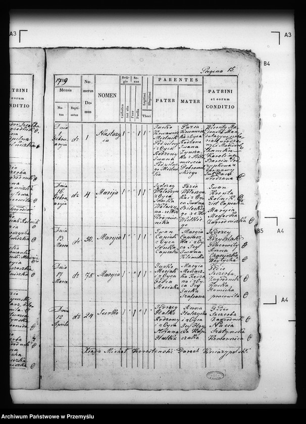 Obraz 19 z jednostki "[Kopie ksiąg metrykalnych parafii Kniażpol z filią Kropiwnik (dekanat Dobromil)]"