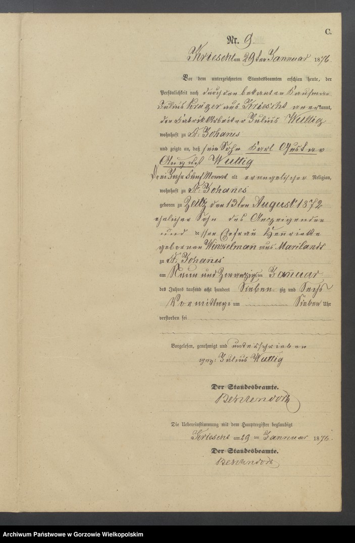 Obraz 11 z jednostki "Sterbe Register"