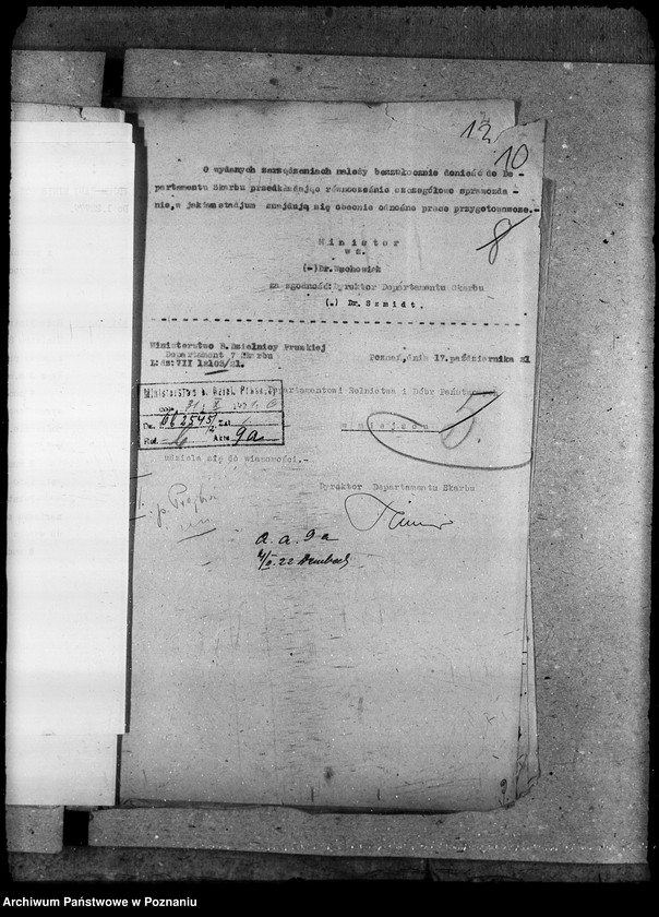 Obraz 15 z jednostki "Budżet, okólniki departamentu skarbu, rok 1921"