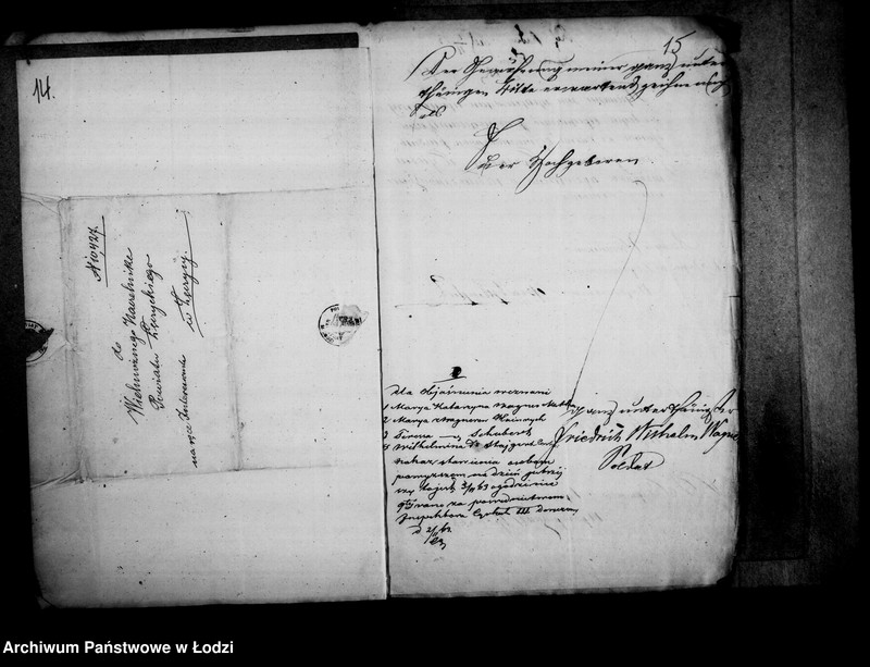 Obraz 14 z jednostki "Akta w przedmiocie attestów ubóstwa"