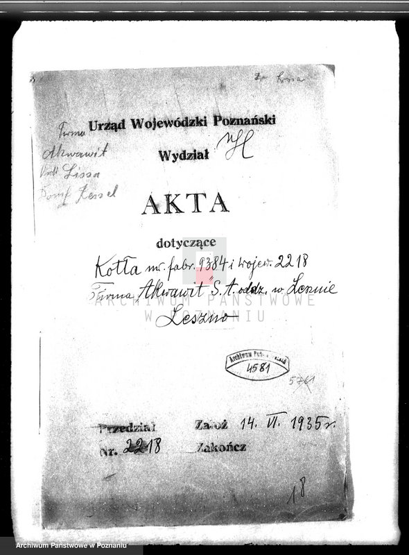 Obraz 4 z jednostki "Firma "Akwawit" S. A. Oddział w Lesznie"