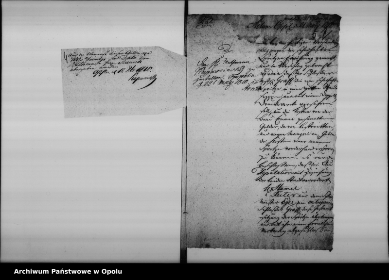 Obraz 8 z jednostki "Acta Specialia des Magistrats zu Oppeln die Städtischen Feuerspritzen betreffend und Anschaffung einer neuen Spritze"