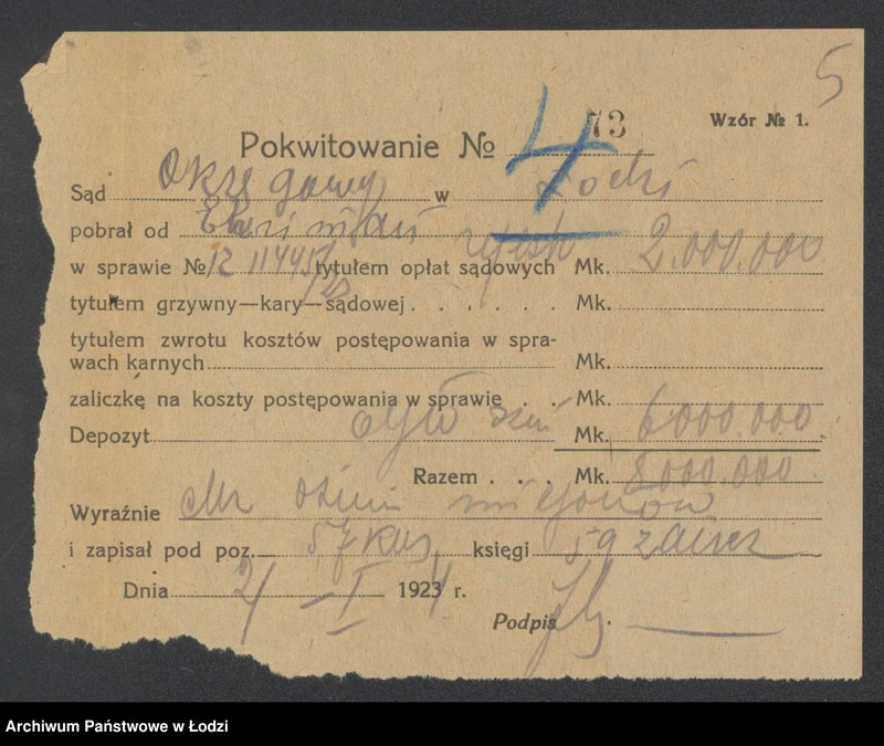 Obraz 7 z jednostki "Lajzer Jakób Ehrlichman – sklep spożywczy i nabiałowy"